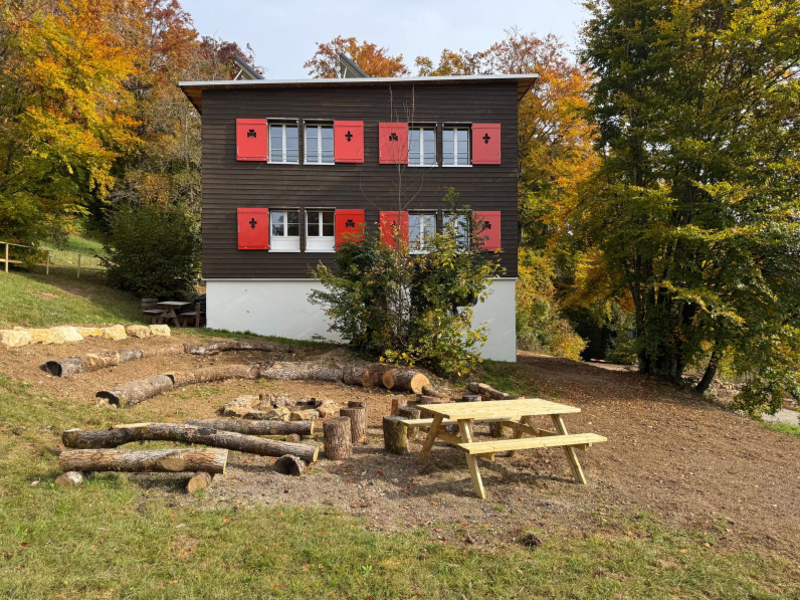 Pfadiheim Haselhaus Hausansicht