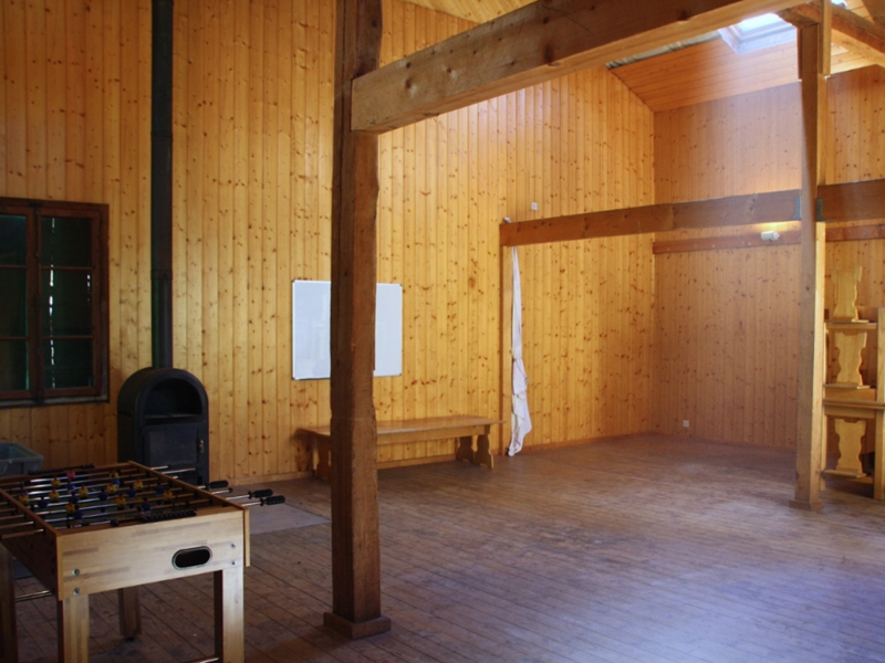 Maison de groupes Colonie la Chotte Salle à manger