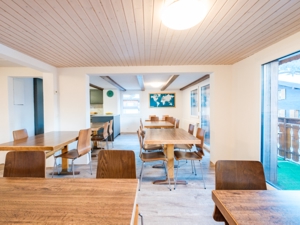Group accommodation Allalin Dining room