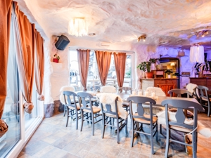 Group accommodation Allalin Dining room