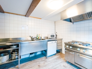 Group accommodation Allalin Kitchen