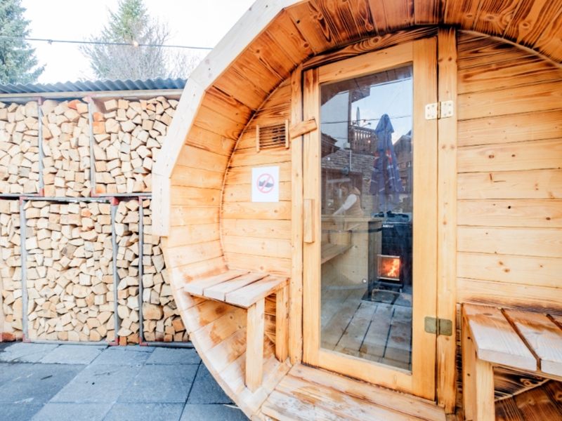 Gruppenhaus Allalin Sauna