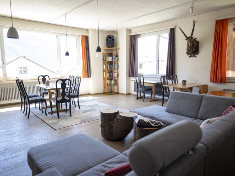 Chasa Macun Ess- und Aufenthaltsraum