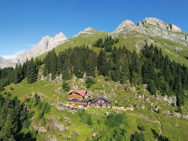 Berggasthaus Tschingelhorn Hausansicht