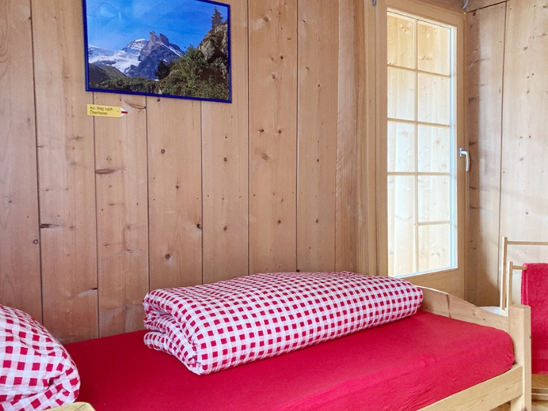 Berggasthaus Tschingelhorn Schlafzimmer