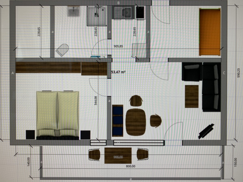 Appartements de vacances Oberstdorf Plan d'étage