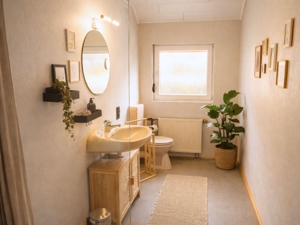 Ferienhaus Weitblick am Kirchberg Badezimmer