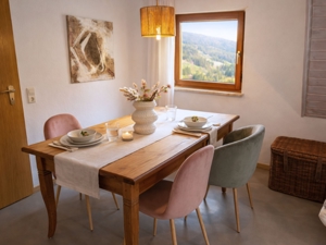 Ferienhaus Weitblick am Kirchberg Esszimmer