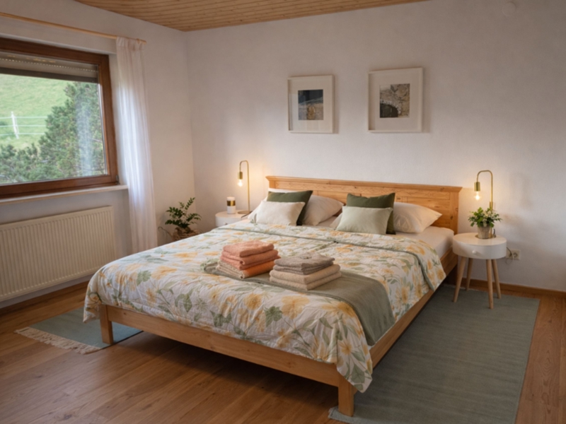 Ferienhaus Weitblick am Kirchberg Doppelzimmer