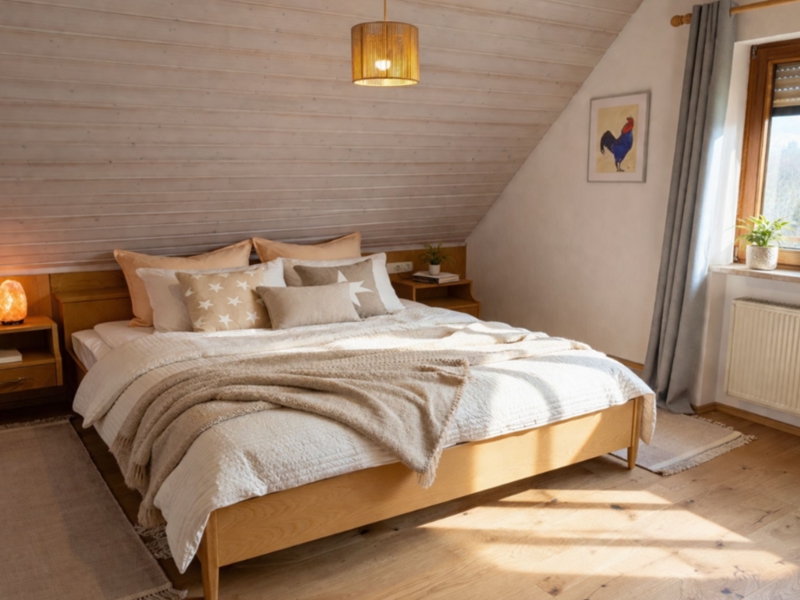 Ferienhaus Weitblick am Kirchberg Doppelzimmer