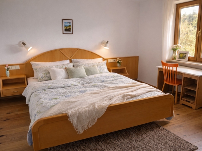 Ferienhaus Weitblick am Kirchberg Doppelzimmer