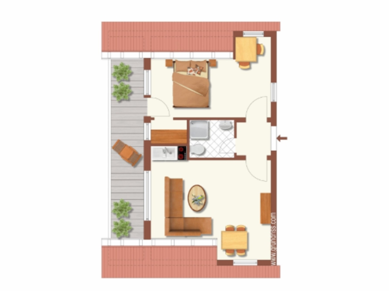 Ferienhaus Weitblick am Kirchberg Grundriss