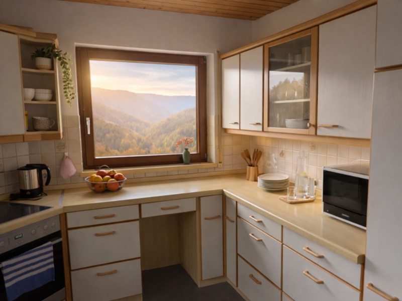 Ferienhaus Weitblick am Kirchberg Küche