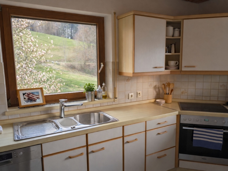 Ferienhaus Weitblick am Kirchberg Küche