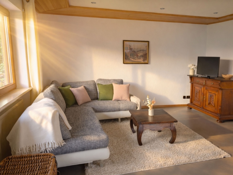 Ferienhaus Weitblick am Kirchberg Wohnzimmer