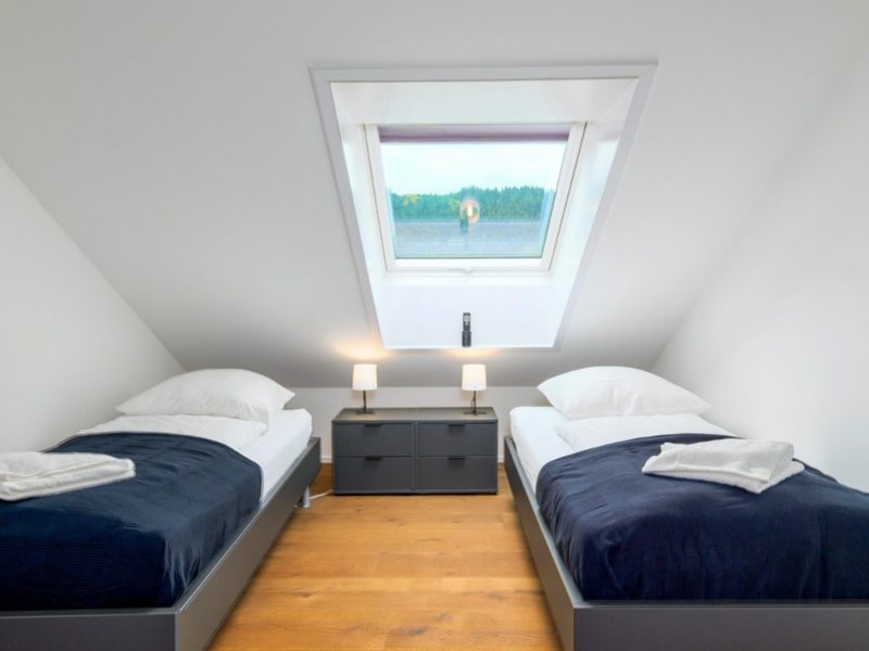 Ferienhaus Waldklang - Refugium Schwarzwald Schlafzimmer