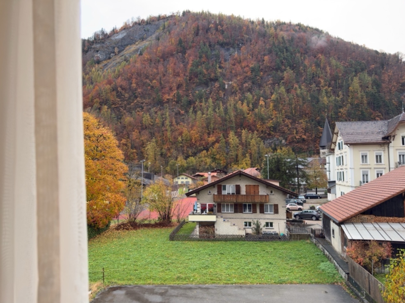 Hotel Rebstock Meiringen Aussicht Herbst