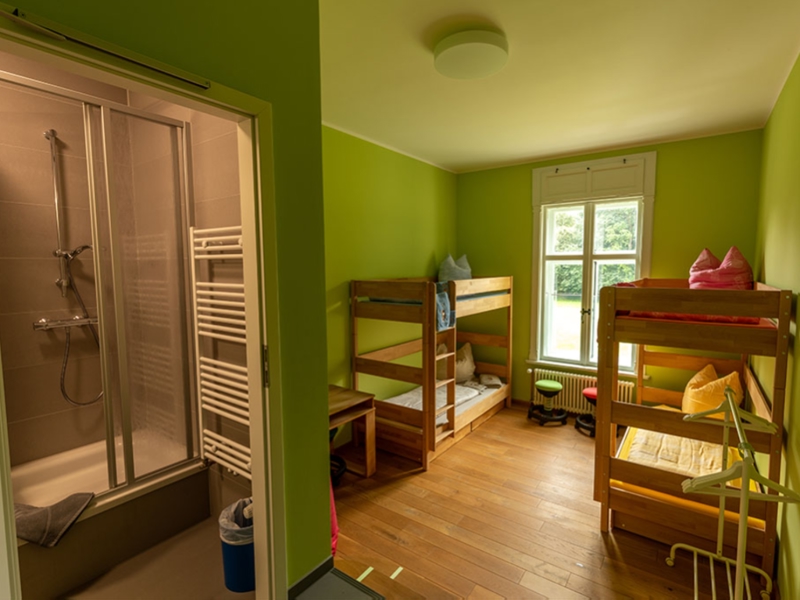 Ferienheim Schloss Leizen Badezimmer