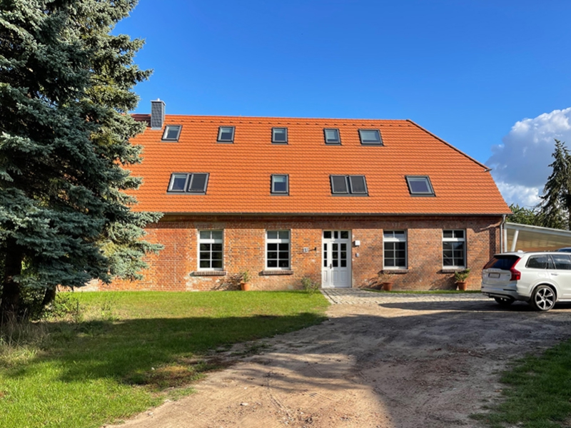 Ferienheim Bio- und Demeterhof im Stuer Hausansicht