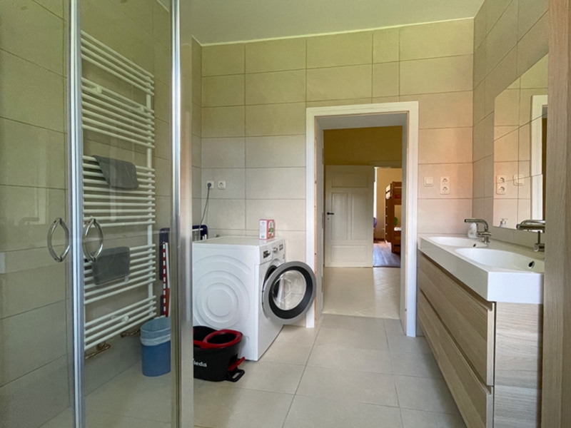 Ferienheim Bio- und Demeterhof im Stuer Badezimmer