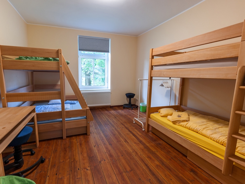 Ferienheim Bio- und Demeterhof im Stuer Mehrbettzimmer