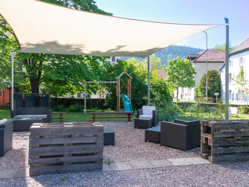 Hotel de l'Aigle Garten