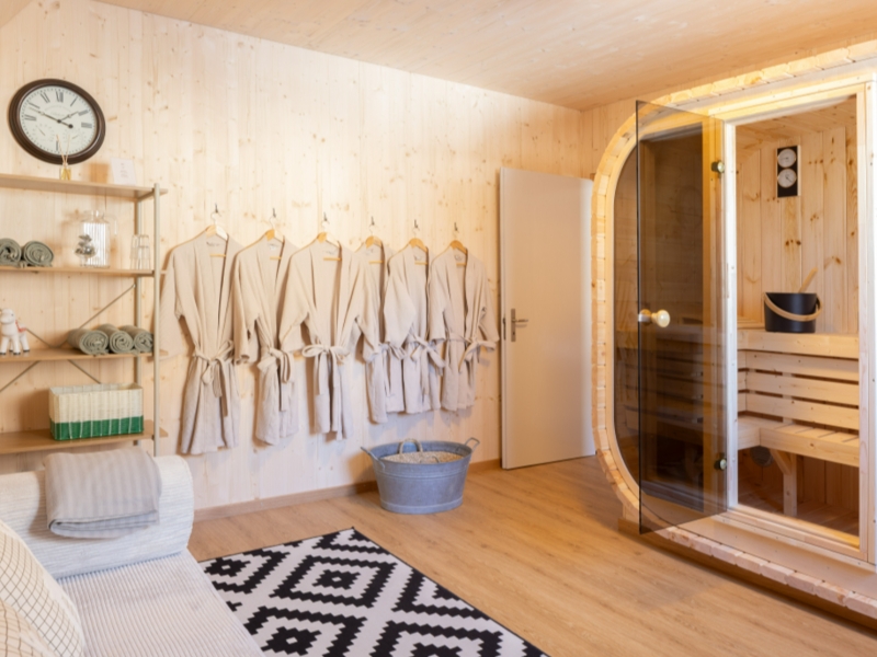Ferienhaus The Herbert Realp Sauna