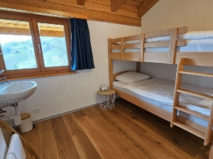 Gruppenhaus Grächbiel Schlafzimmer