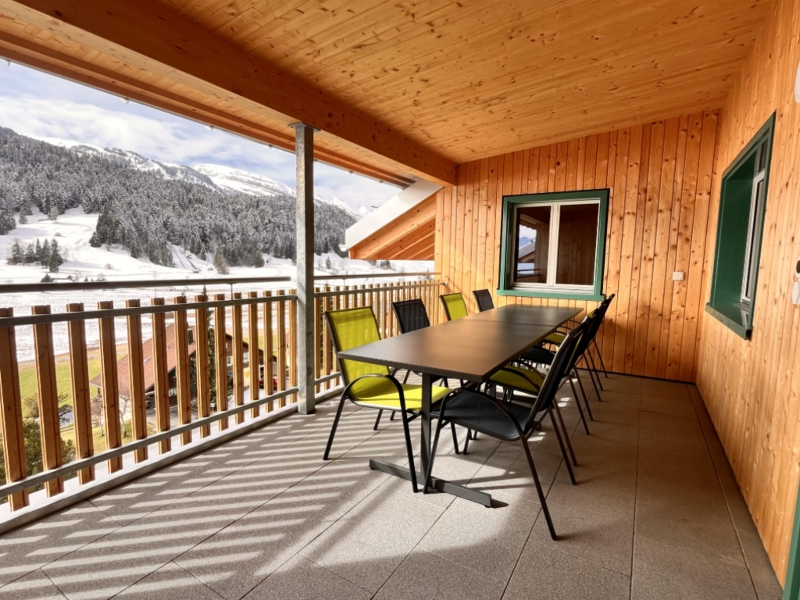 Appartement de vacances Feldtisch Terrasse
