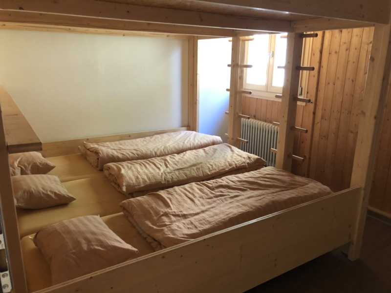 Cabane Montanin Schlafzimmer