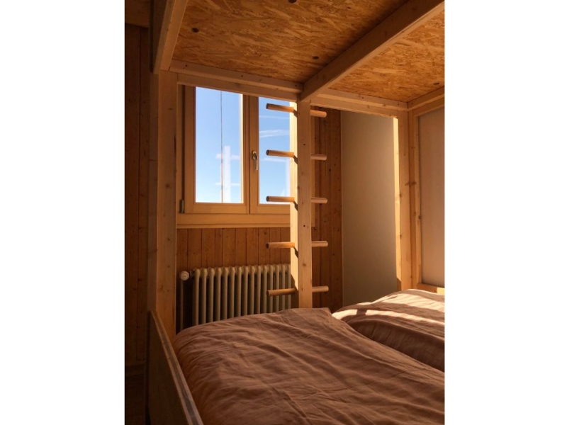 Cabane Montanin Schlafzimmer