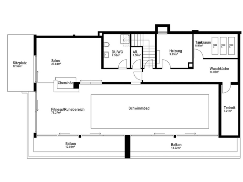 Casa Eva Grundriss
