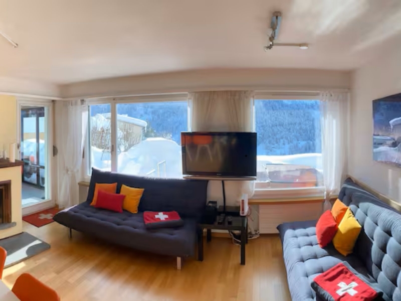 Chalet Eichhörnli Wohnzimmer