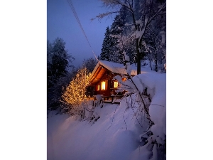 Chalet Riedl House view winter