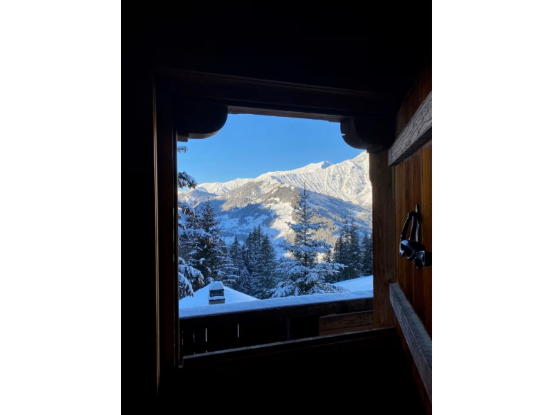 Chalet Hoechst Aussicht Winter