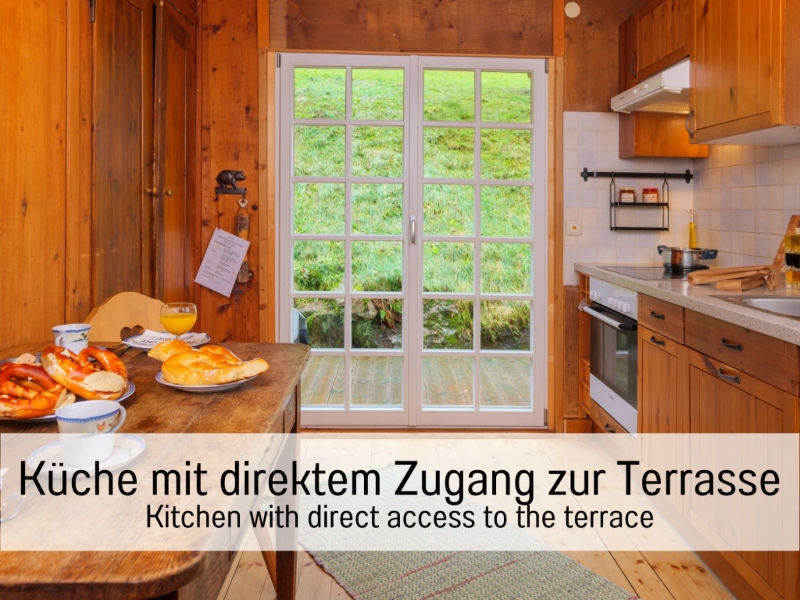 Ferienhaus Historisches Waldhaus Küche