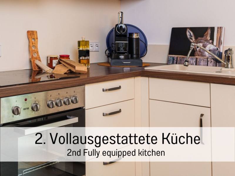 Ferienhaus Historisches Waldhaus Küche