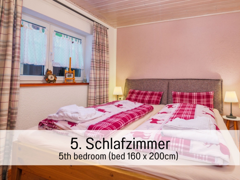 Ferienhaus Historisches Waldhaus Schlafzimmer