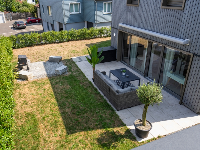 Bei Buchung von mehreren Apartments in Kombination mit dem Gartenapartment kann der Garten gemeinsam genutzt werden.