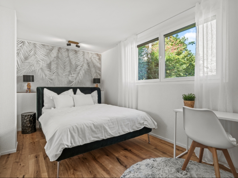 Küche der Erdgeschosswohnung