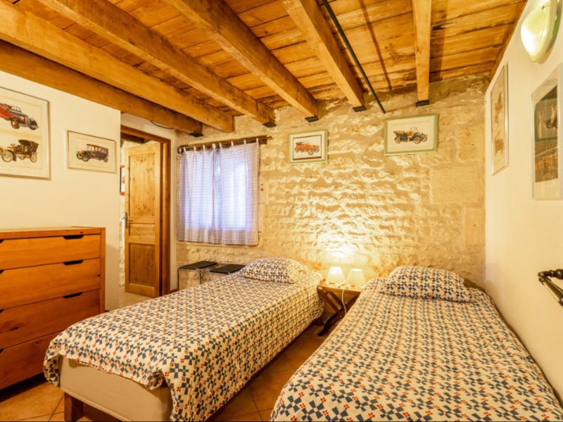L´arbre: Das Schlafzimmer mit 2 Einzelbetten