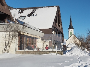 Hôtel Wies Vue de la maison hiver