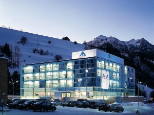 Auberge de Jeunesse Savognin Vue de la maison hiver