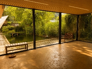 La vue depuis la salle de séminaire