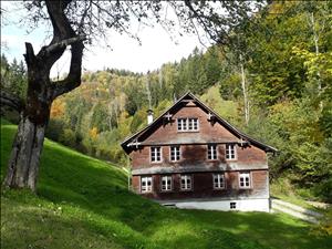 Group accommodation Haus Storchenegg House view summer