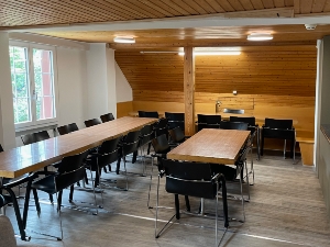 Pfadiheim alte Mühle Esszimmer