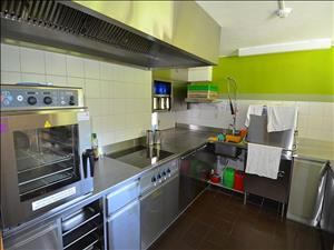 Group accommodation CVJM Zentrum Hasliberg Jugendhaus Kitchen