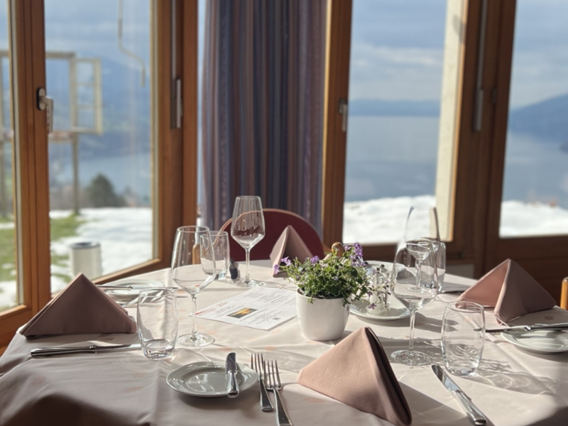 Hotel Meielisalp Dining room