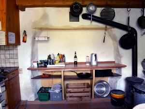 Maison de groupes Alpe Loasa Cuisine