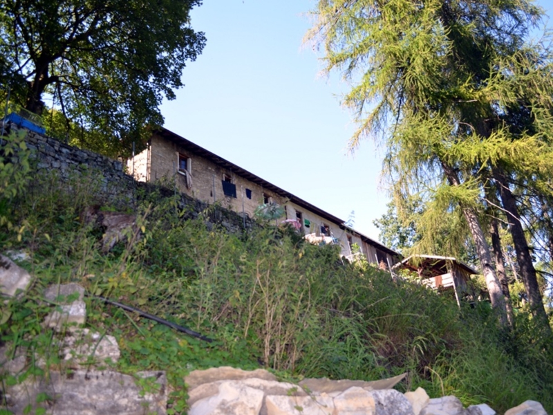 Group accommodation Alpe Loasa House view